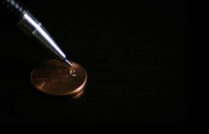 micro precision on penny